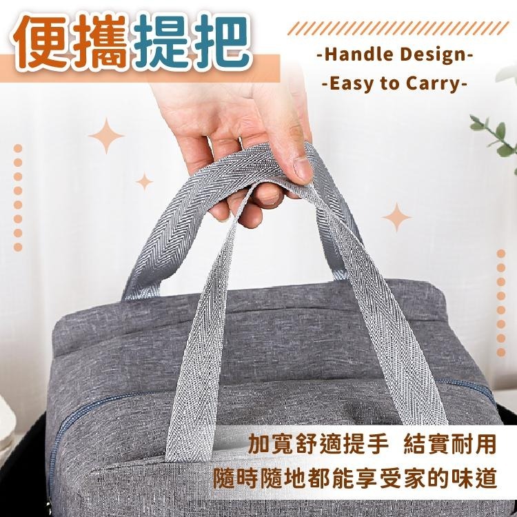 手提包 保溫包 收納包 便當袋 保冷袋【小麥購物】保溫袋 帆布包 露營包 野餐包 午餐袋 餐袋【S059】-細節圖7