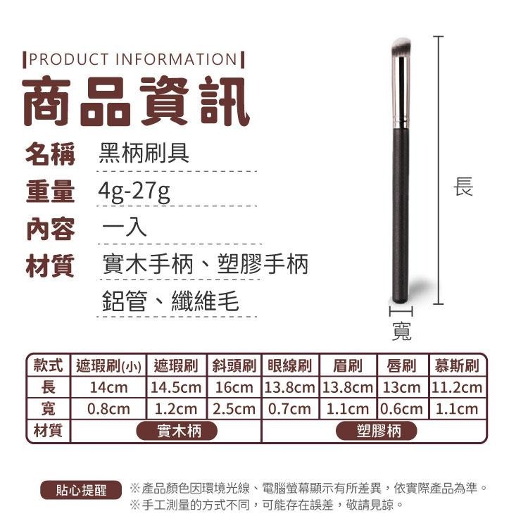 化妝刷 刷具 刷具 【小麥購物】 腮紅刷 眼影 唇刷 眉刷 刷 隨身刷具 美妝 上妝用具 化妝【D112】-細節圖3