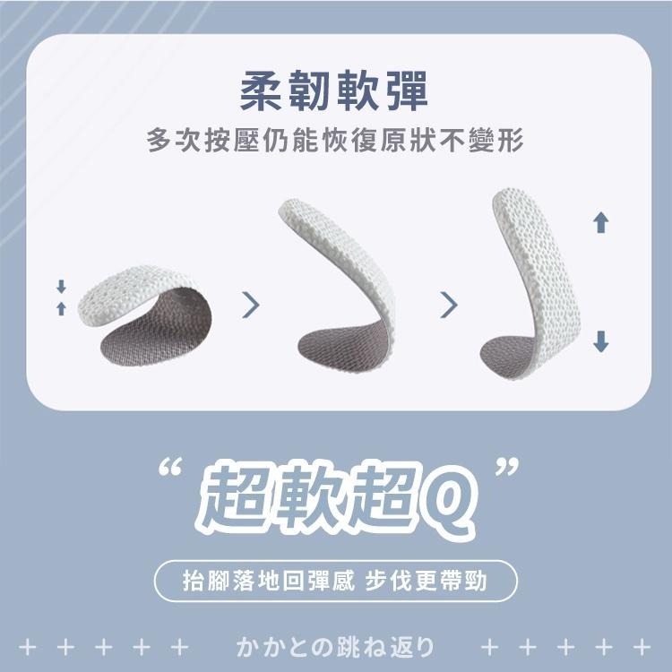 乳膠鞋墊【小麥購物】台灣現貨 鞋墊 氣墊鞋墊 足弓鞋墊 運動鞋墊 扁平足鞋墊 踩屎感鞋墊 【Y285】-細節圖4