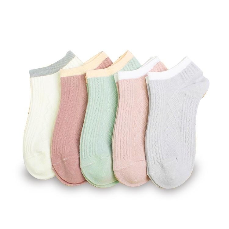 撞色短襪【小麥購物】台灣現貨襪子 短襪 撞色風襪子 撞色風 低筒襪 日系短襪 日系襪子 低筒襪【E116】-細節圖2