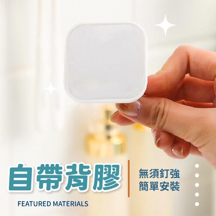 牙刷掛架 掛勾【小麥購物】【Y294】牙刷 浴室掛勾 牙杯架 多功能掛勾 免釘 收納 杯架 牙刷架-細節圖5