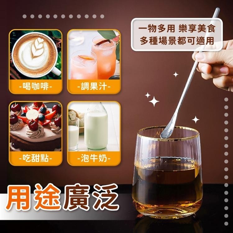 不鏽鋼攪拌勺 攪拌棒 攪拌匙【小麥購物】 攪拌勺 湯匙 餐具 調酒棒 勺子 不鏽鋼餐具 咖啡【G581】-細節圖4