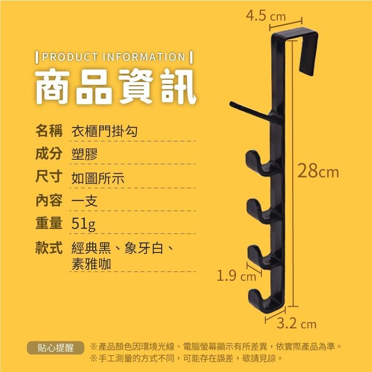 門後掛勾 掛勾 掛鉤 掛鈎 掛衣架【小麥購物】掛架 收納 免打孔 免釘 置物架 收納架 壁掛 勾【Y134】-細節圖3