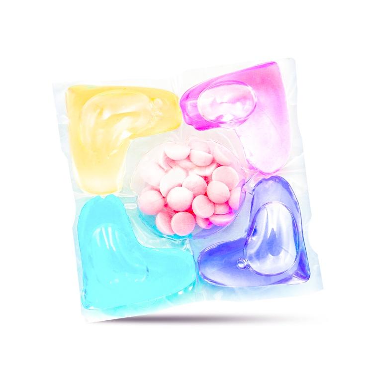 五合一 洗衣膠囊 單顆【小麥購物】香香豆 洗衣球 衣物清潔劑 清潔 香氛 凝膠球 柔軟精【S140】-細節圖2