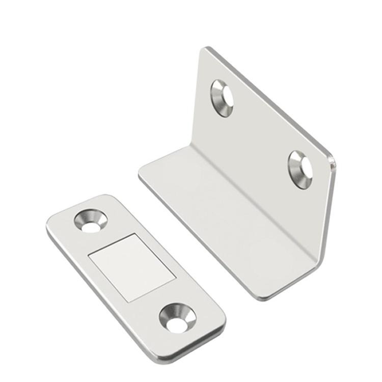 磁鐵門扣 門扣 磁吸 自動關門器【小麥購物】隱形 免打孔 閉門器 不銹鋼 磁鐵 拉門磁鐵 免釘【】-細節圖2