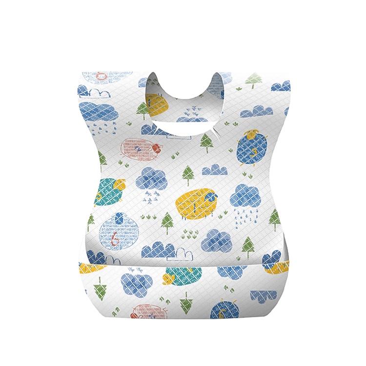 口水巾 圍兜兜 一次性圍兜 飯兜【小麥購物】 寶寶圍兜 免洗圍兜 圍兜 吃飯圍兜 拋棄圍兜 【Y715】-細節圖2