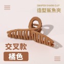 造型鯊魚夾【小麥購物】鯊魚夾 髮飾 方形鯊魚夾 交叉鯊魚夾 磨砂 鯊魚夾 抓夾 韓風 美髮【D006】-規格圖8