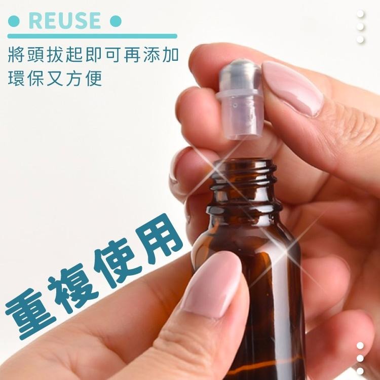 玻璃滾珠瓶 精油瓶 玻璃瓶【小麥購物】 分裝瓶 香水瓶 走珠瓶 精華液瓶 旅行 玻璃分裝瓶 【G391】-細節圖6