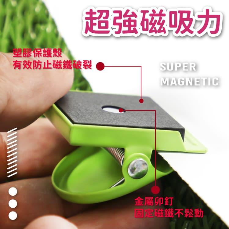 冰箱磁鐵夾【小麥購物】【E058】磁鐵夾 磁夾 留言夾 磁性夾 冰箱夾 字條夾 便利夾 樂譜夾 夾 磁-細節圖6