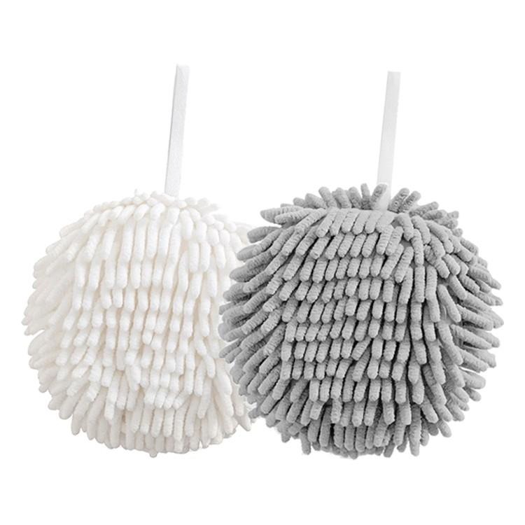 雪尼爾 擦手布 擦手巾 擦手 抹布【小麥購物】24H出貨 吸水布 吸水巾 浴室 廚房 擦手球 吸水抹布【Y077】-細節圖2