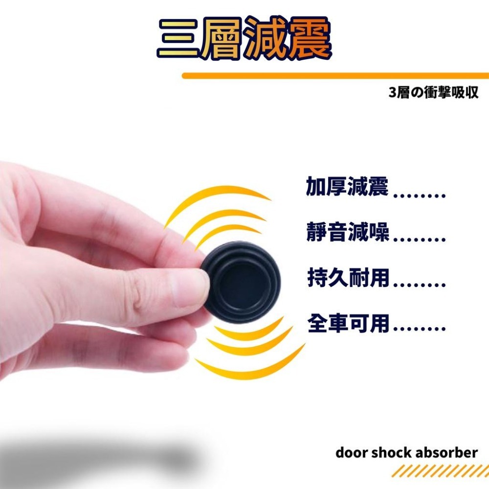 車門減震片 車用品 防撞減震墊【小麥購物】減震片  車門緩沖墊片 靜音墊 隔音墊 墊片 汽車 【E065】-細節圖5