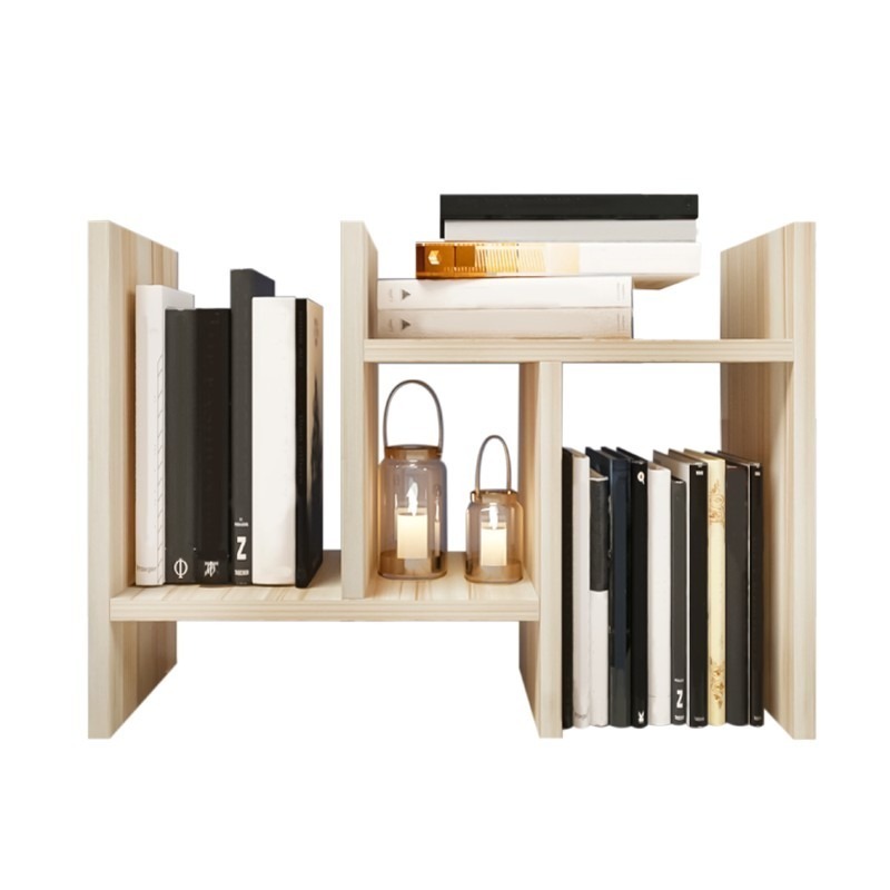 桌上型書架【小麥購物】【C334】H型 桌面收納 可變形 伸縮書架 收納書架 層架 組裝式書櫃 桌上型|-細節圖3