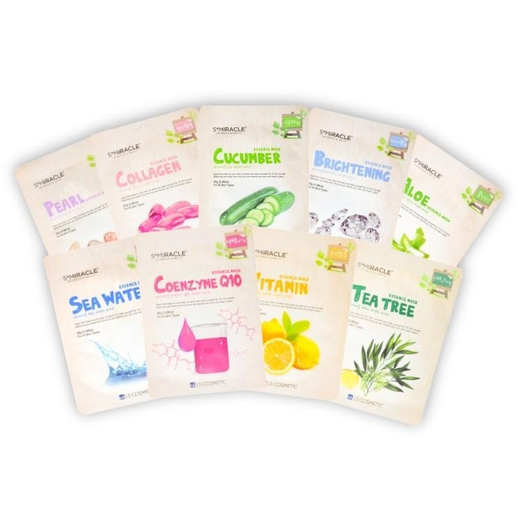 韓國 S+Miracle 專業面膜25g【小麥購物】台灣現貨【S225】面膜 敷臉 保濕 美肌  膠原蛋白精華-細節圖2