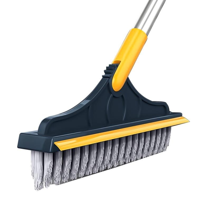 隙縫地板清潔刷 地板刷 掃把【小麥購物】 長柄刷 刮板刷 刮水 清潔 打掃 刷子 縫隙刷 浴室 廁所清潔 【C101】-細節圖2