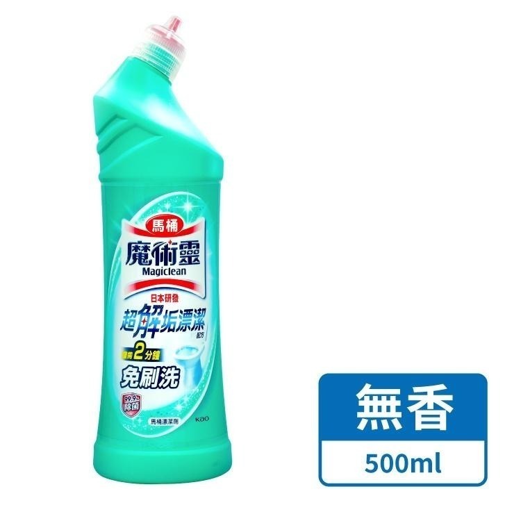 魔術靈 馬桶清潔劑 500ml【小麥購物】台灣現貨【S080】清潔劑 清潔 浴廁 馬桶 衛浴清潔 免刷洗 檸檬-細節圖3