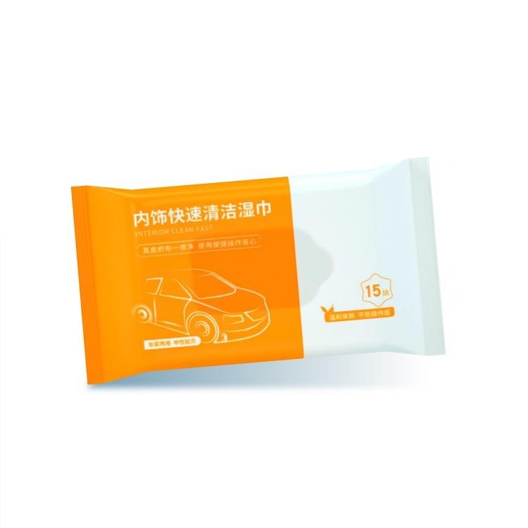 汽車內飾清潔濕巾【小麥購物】清潔 汽車清潔 汽車 內裝清潔 清潔濕紙巾 濕紙巾 多功能清潔 【G448】-細節圖2