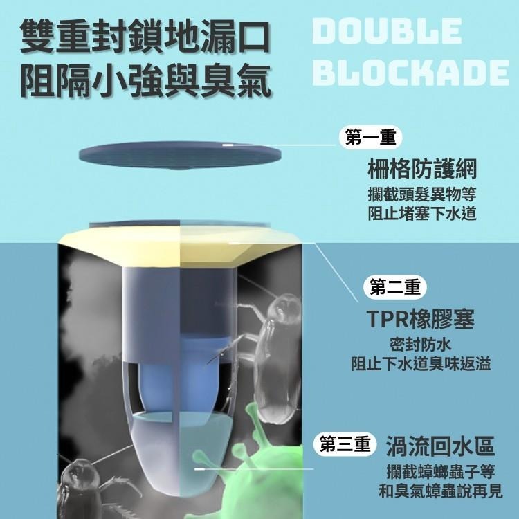 防蟲防臭地漏【小麥購物】台灣現貨【Y755】地漏 火箭過濾芯 排水孔防臭 排水孔 防蟑 防蟲 地漏內芯-細節圖5