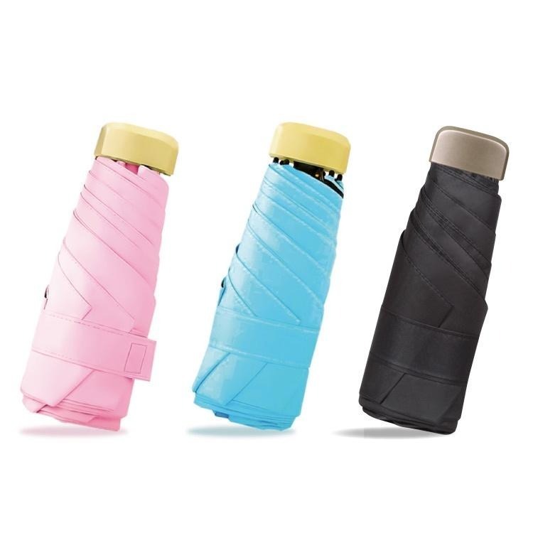 雨傘 陽傘 摺疊傘 防曬 口袋傘 迷你口袋傘【小麥購物】防曬傘 遮陽傘 迷你雨傘 黑膠遮陽【Y754】-細節圖2