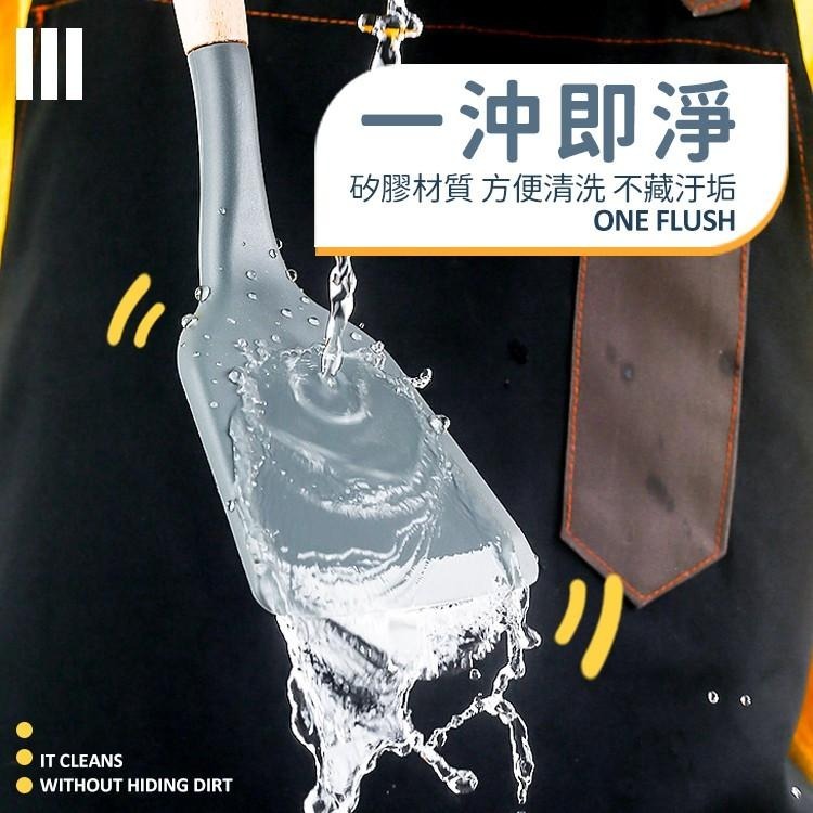 矽膠廚具【小麥購物】台灣現貨 煎鏟 鍋鏟 湯勺 打蛋器 撈麵勺 食物夾 廚房用具 烘焙料理 餐具 【Y302】-細節圖9