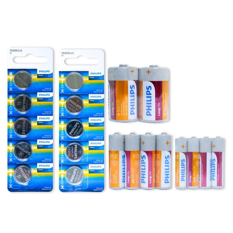 Philips 飛利浦電池【小麥購物】1號電池 3號電池 4號電池 碳鋅電池 紐扣電池【A150】-細節圖2