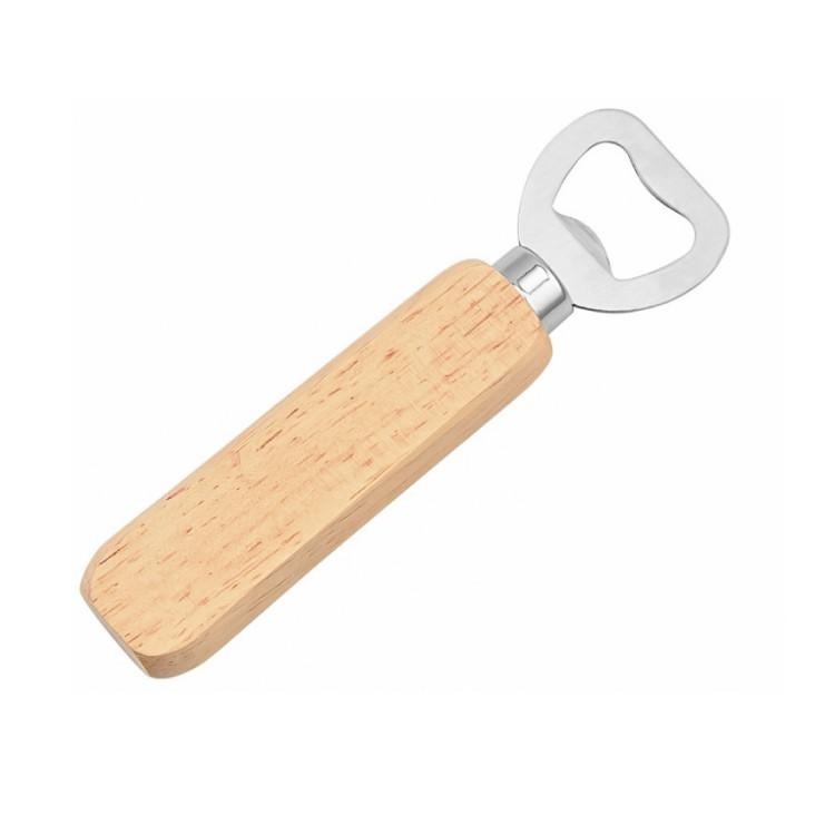 開瓶器 開瓶 開酒器【小麥購物】台灣現貨 開蓋 起瓶器 不銹鋼 開罐器 不割手開罐器 開罐 木柄開瓶 【G001】-細節圖2