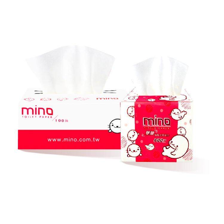 MINO 洣濃 衛生紙 300抽【小麥購物】【C145】衛生紙 面紙 紙巾 抽取式衛生紙 抽取式面紙-細節圖2