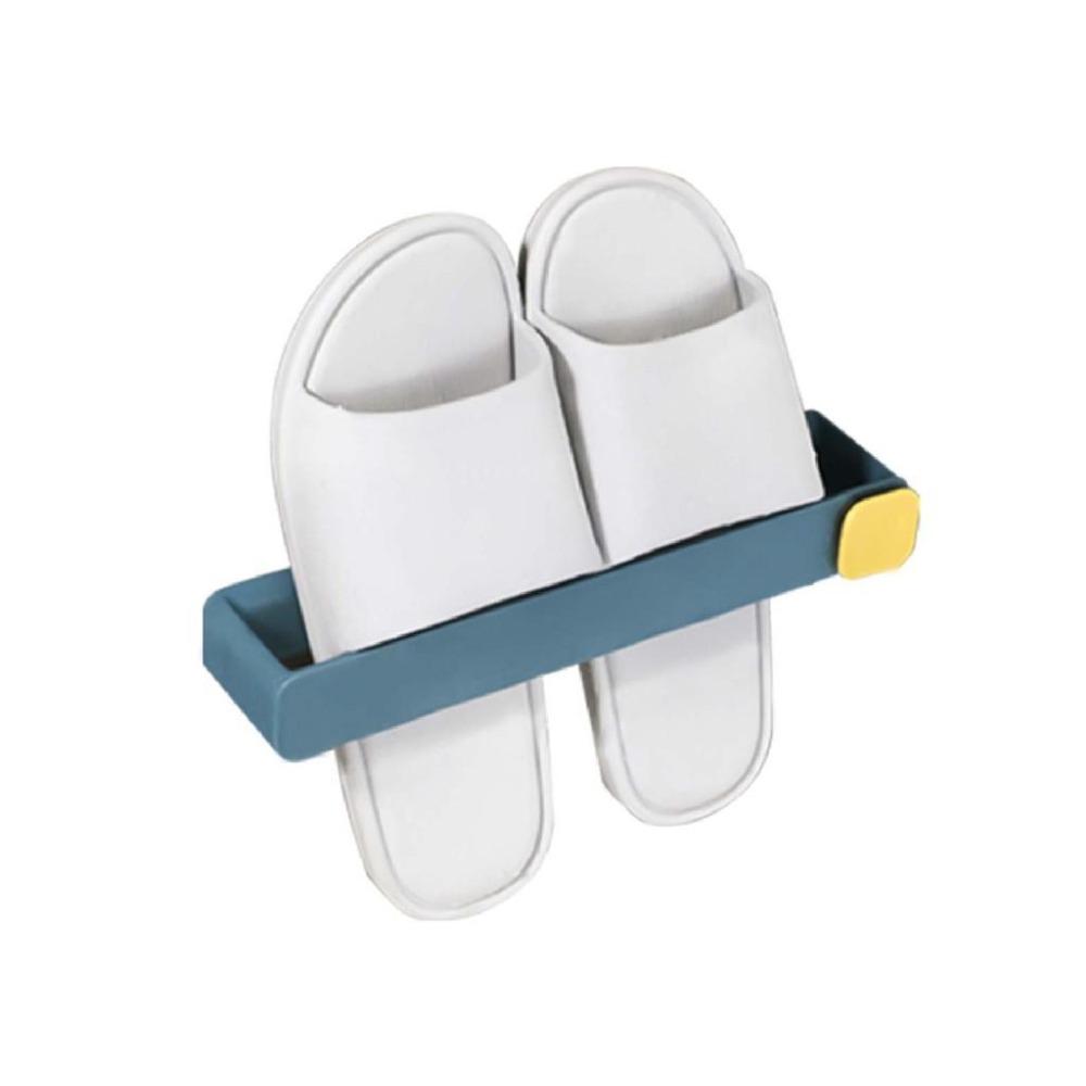 北歐風壁掛式鞋架【小麥購物】多功能壁架 鞋子收納架 壁掛鞋架 黏貼式鞋架 免釘 收納【Y678】-細節圖2