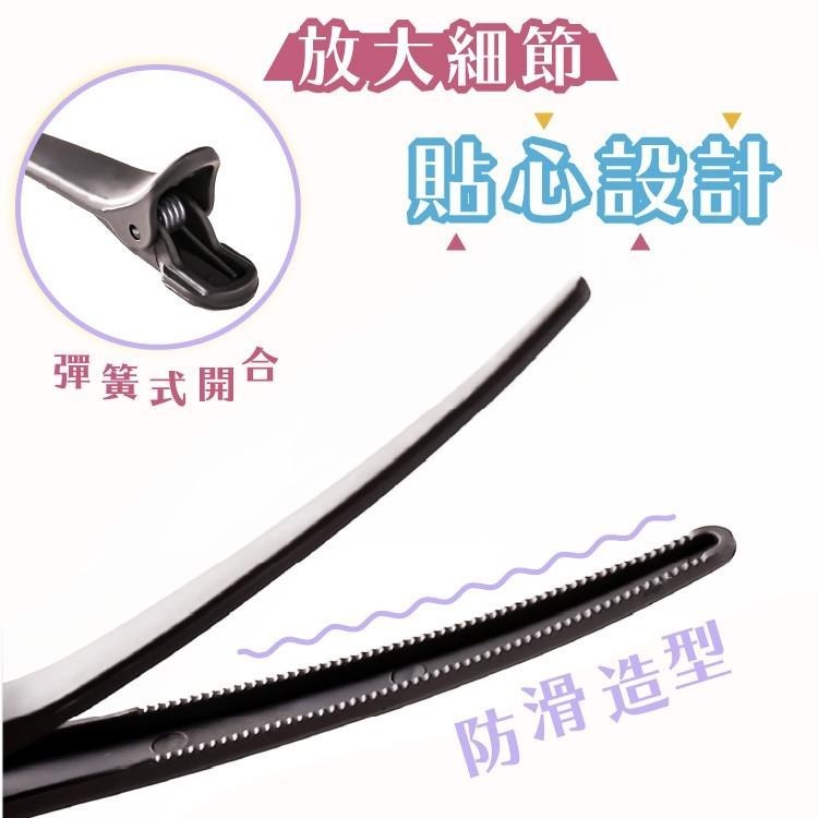 美髮尖嘴夾【小麥購物】 台灣現貨【D023】夾子 髮夾 美妝用品 髮式 妝髮 美妝 女孩 飾品 美髮 一字夾-細節圖7