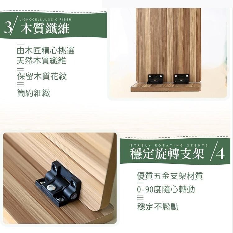 木質化妝鏡【小麥購物】日式 化妝鏡 桌面 簡約 動物化妝鏡 鏡子 梳妝鏡 鏡 折疊鏡 【G139】-細節圖6