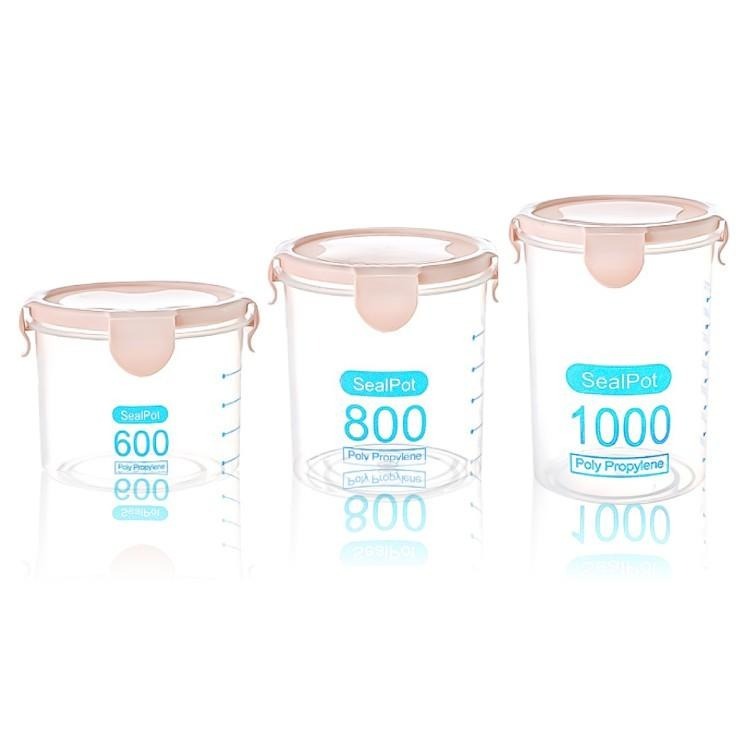 食品密封罐 儲物罐 食物罐【小麥購物】密封罐 糖果罐 食品密封 防潮罐 透明密封罐 防潮 【G005】-細節圖2