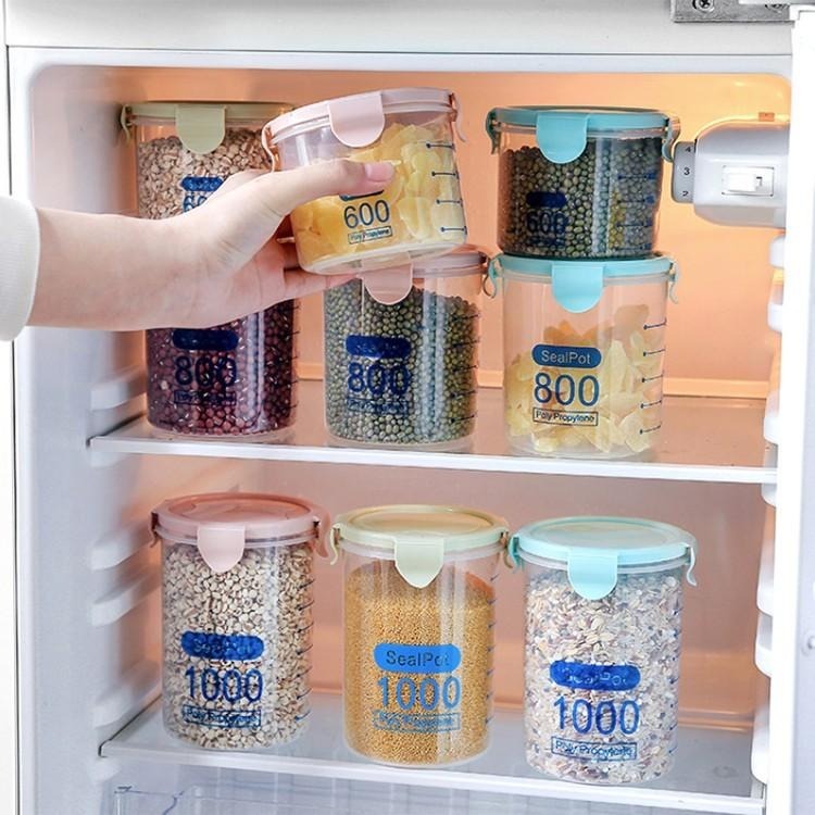 食品密封罐 儲物罐 食物罐【小麥購物】密封罐 糖果罐 食品密封 防潮罐 透明密封罐 防潮 【G005】-細節圖8