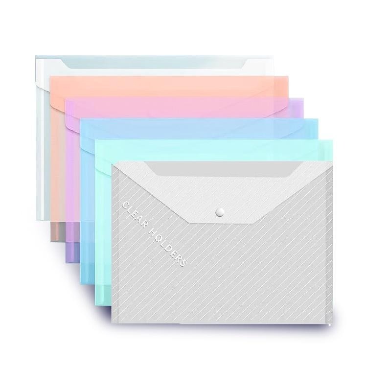 條紋磨砂文件袋 A4【小麥購物】【G084】透明 磨砂 文件夾 資料夾 文件袋 拉鍊 防水 耐磨 文具 收納-細節圖2