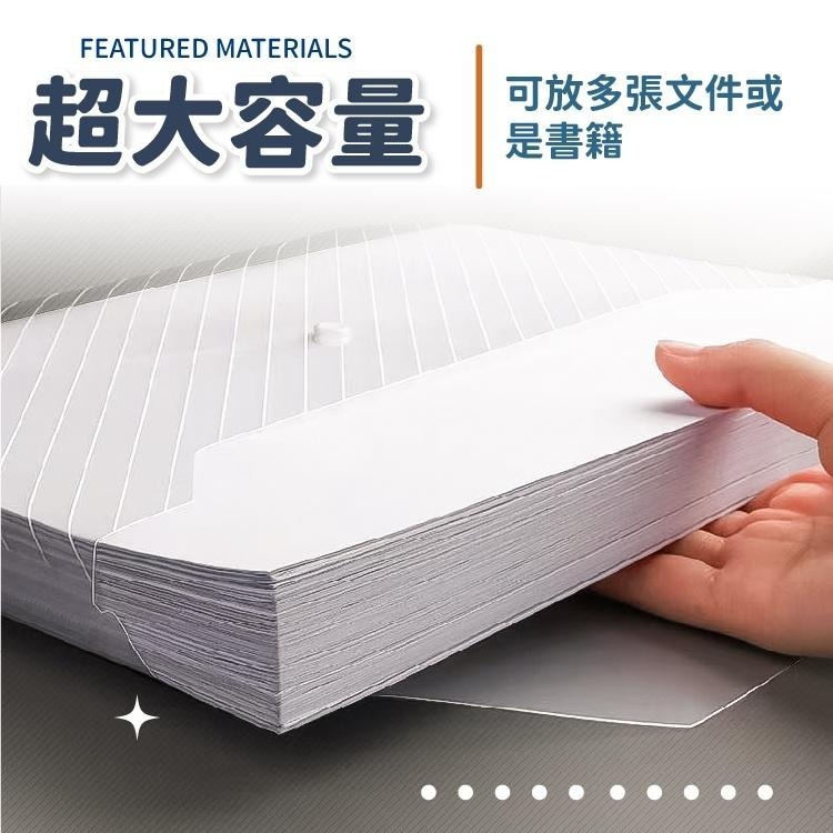 條紋磨砂文件袋 A4【小麥購物】【G084】透明 磨砂 文件夾 資料夾 文件袋 拉鍊 防水 耐磨 文具 收納-細節圖5