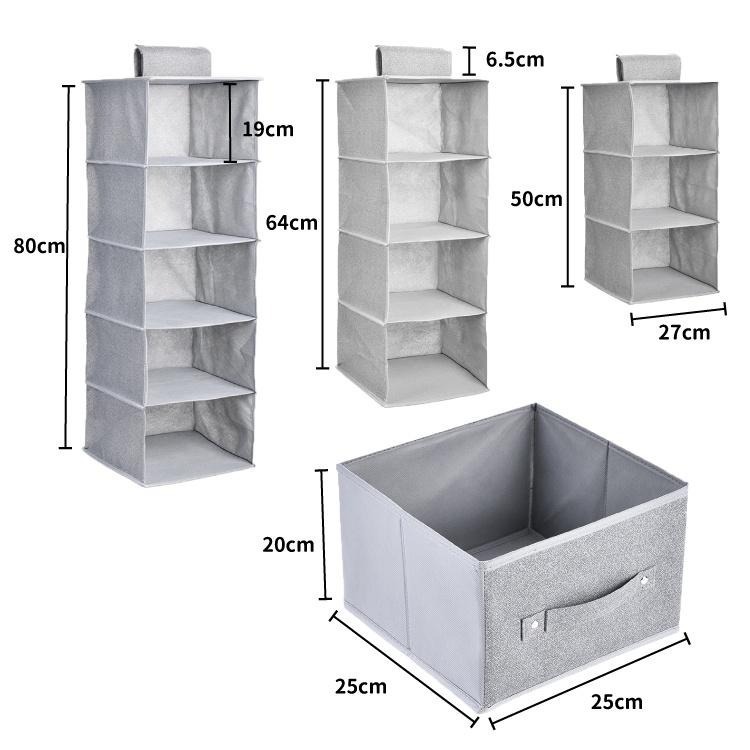 衣櫃收納掛袋 衣櫃掛袋【小麥購物】抽屜式衣櫃掛袋 雜物掛袋  收納掛袋 收納袋 【C182】-細節圖2