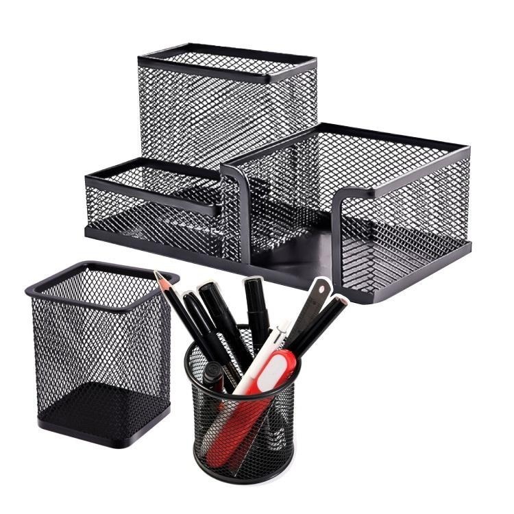 金屬多功能筆筒【小麥購物】筆筒 收納桶 收納 辦公用品 文具 桌面收納 筆盒 文具收納 【Y320】-細節圖2