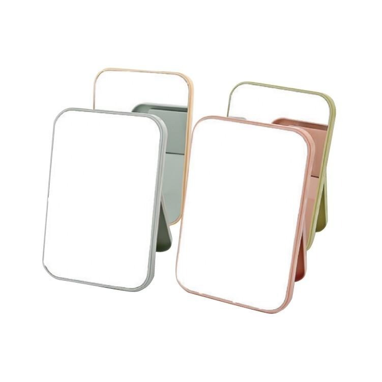 化妝鏡 折疊化妝鏡 隨身鏡 【小麥購物】 桌面化妝鏡 折疊鏡 公主鏡 北歐色 摺疊化妝鏡 【Y314】-細節圖2