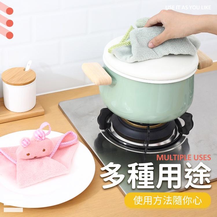 動物 擦手巾 毛巾 擦手布 吸水布【小麥購物】吸水 抹布 巾 布 擦手 造型 吸水抹布 珊瑚絨【Y063】-細節圖6