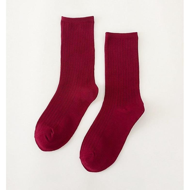 純色針織襪【小麥購物】24H出貨 台灣現貨【E003】純色針織襪 捲捲堆堆襪 襪子 長襪 短襪 中筒襪 冬季必備 保暖-細節圖2