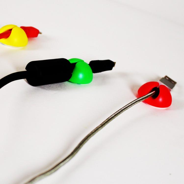 小手理線器【小麥購物】台灣現貨【Y251】桌面固線器 電線 收線器 固線器 固定座 夾線器 固定 線 電線整理-細節圖8