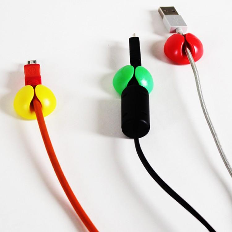 小手理線器【小麥購物】台灣現貨【Y251】桌面固線器 電線 收線器 固線器 固定座 夾線器 固定 線 電線整理-細節圖9