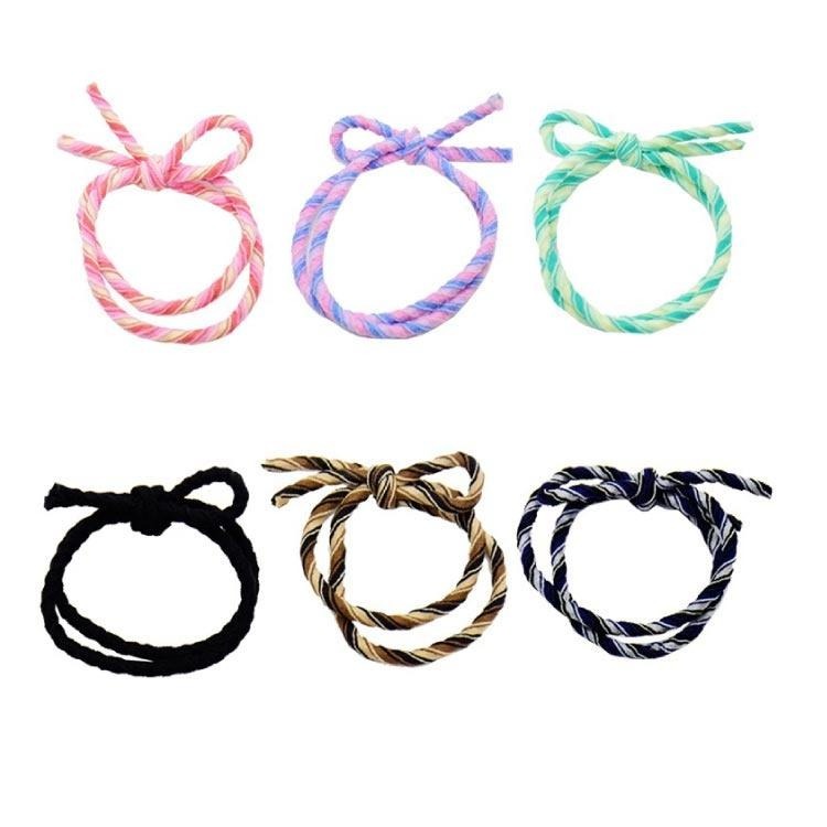 拼色冰淇淋髮圈 髮繩【小麥購物】 台灣現貨 髮圈 橡皮圈 綁頭髮圈 綁頭髮 髮繩 髮帶 拼色 髮飾【D032】-細節圖2