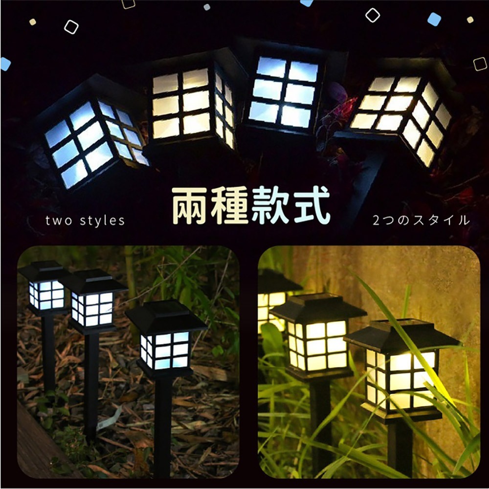 太陽能草坪燈 花園燈【小麥購物】小房子燈 插地燈 庭院燈 造景燈 照明燈 戶外燈 太陽能 路燈 燈 造型燈【C152】-細節圖8