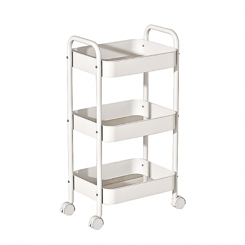 小推車置物架 置物手推車 收納架 【小麥購物】24H出貨 置物推車 收納推車 手推車 扶手推車 廚房推車【C374】-細節圖2