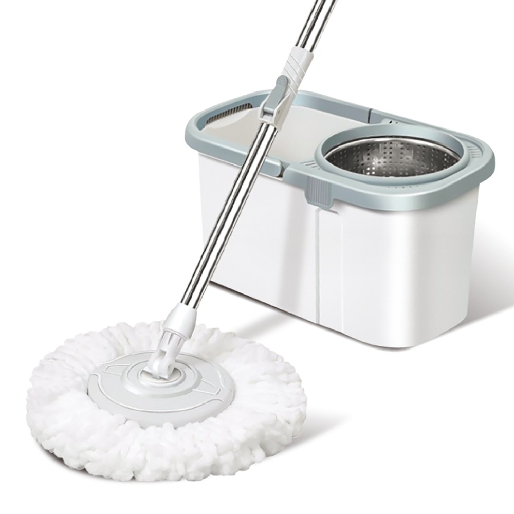 懶人手壓式拖把組 手壓式拖把【小麥購物】平板拖把 拖把組 拖把 居家 旋轉拖把 吸水拖把 懶人拖把 免手洗【C415】-細節圖5