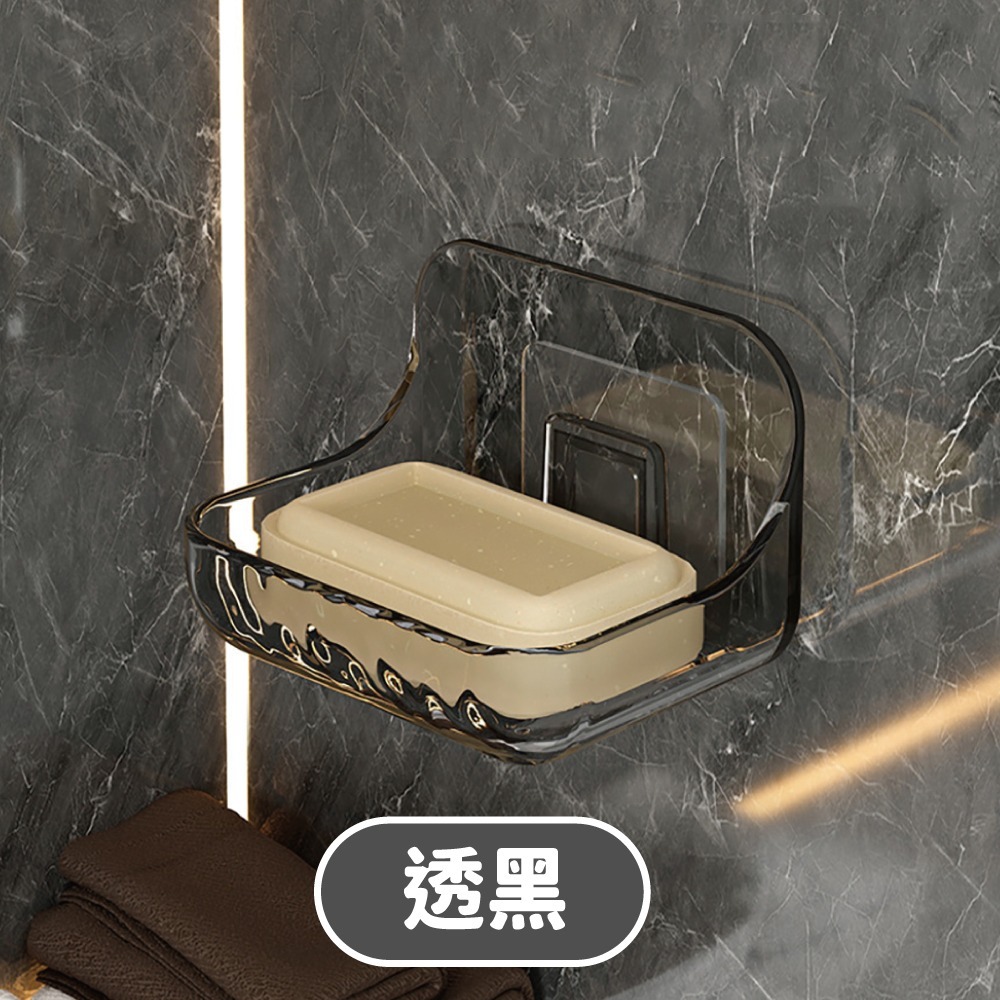 輕奢風浴室置物架 輕奢時尚 簡約有型 香皂盒 衛生間收納 浴室置物架 浴室 肥皂盒 免釘黏貼 【小麥購物】【Y686】-規格圖8