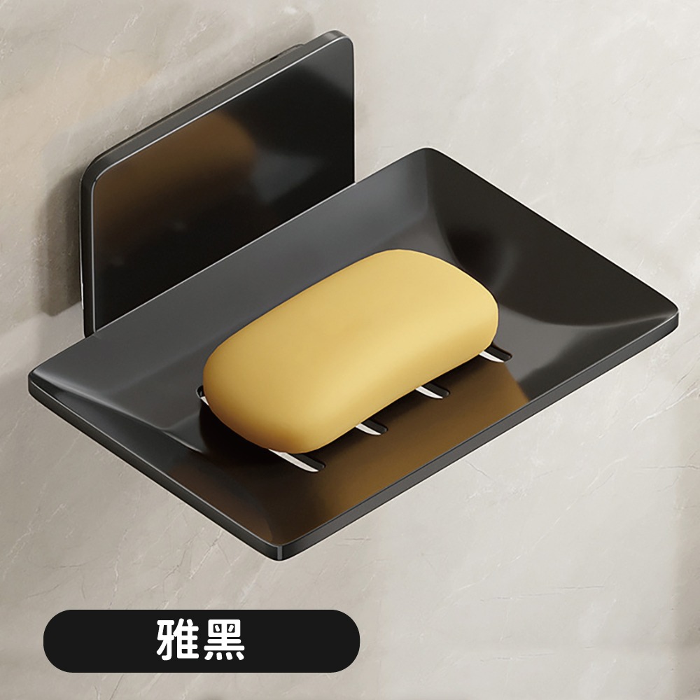 壁掛肥皂架 肥皂架 免釘牆 香皂盒 香皂架 香皂 肥皂 皂盒 香皂托 浴室 廚房 瀝水架【小麥購物】【G517】-規格圖8