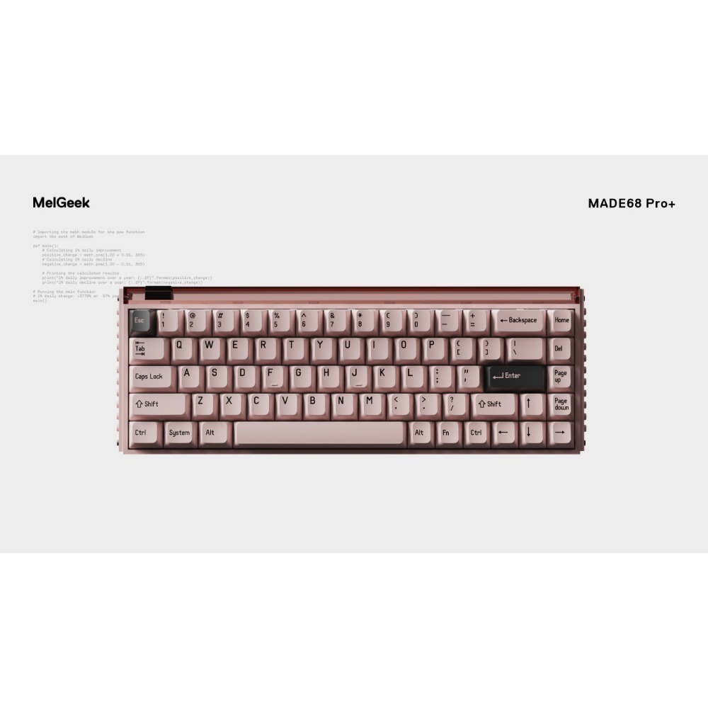 MelGeek | MADE68PRO+ 磁軸鍵盤 (官方代理貨)-規格圖6