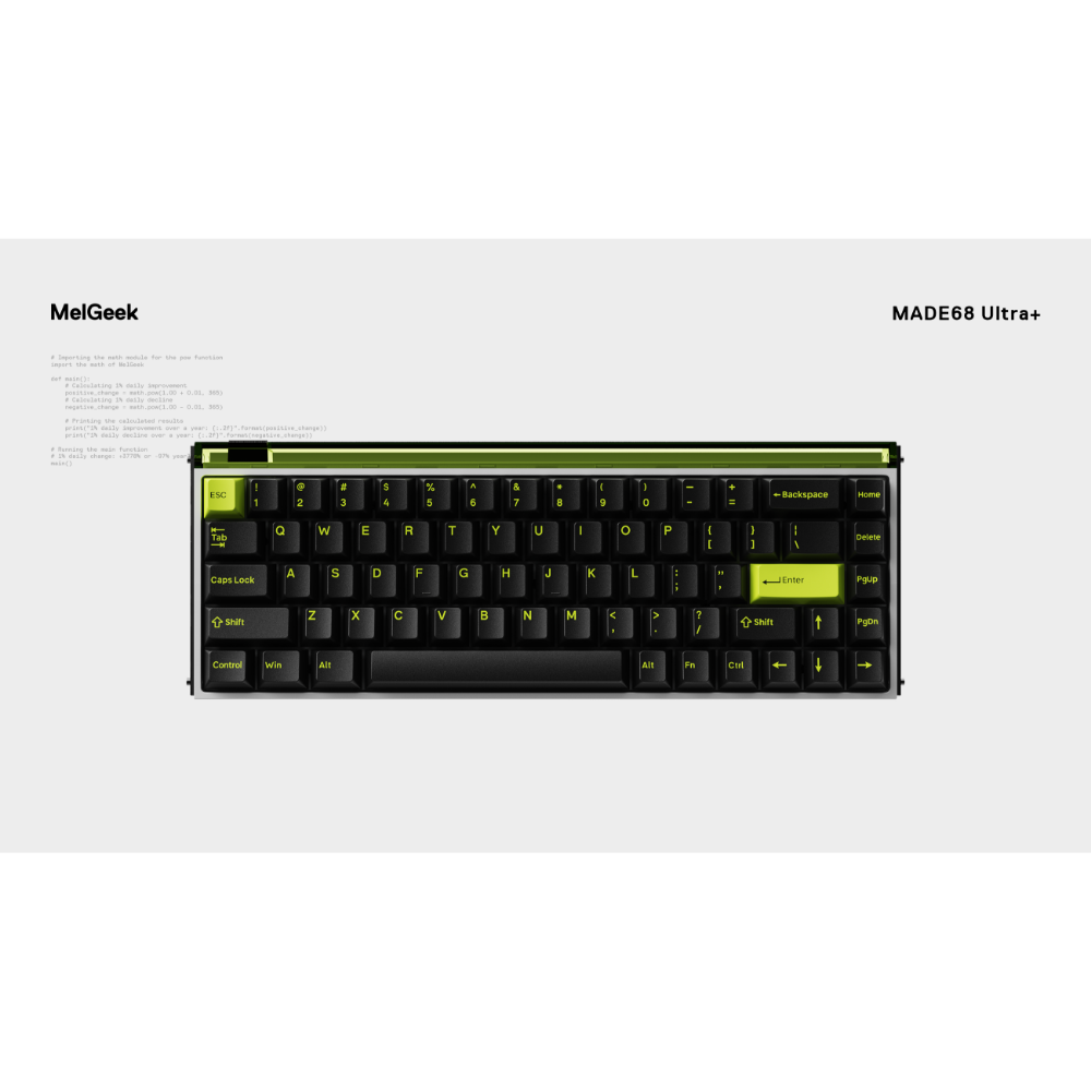 MelGeek | MADE68ULTRA+ 磁軸鍵盤 (官方代理貨)-規格圖8