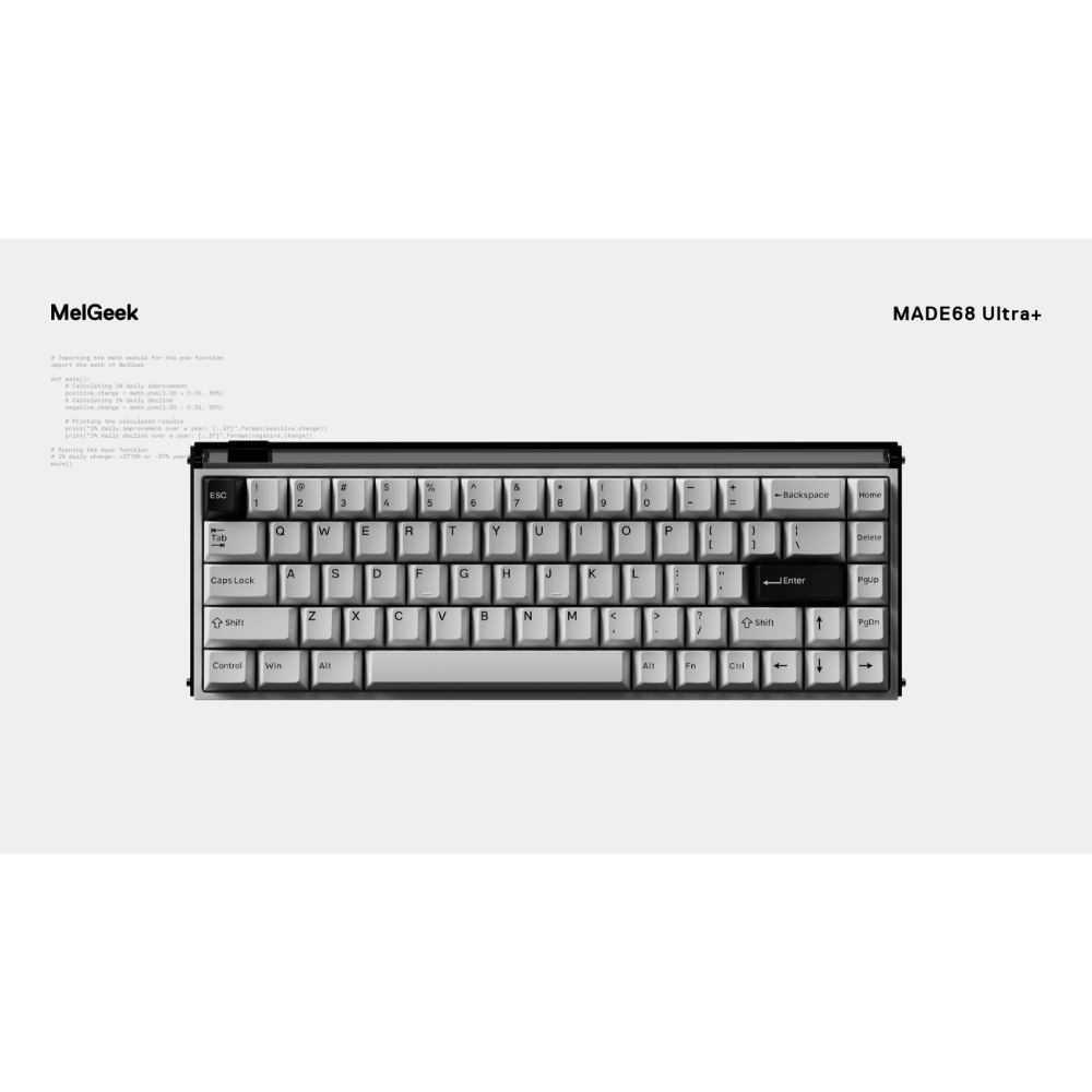 MelGeek | MADE68ULTRA+ 磁軸鍵盤 (官方代理貨)-規格圖8