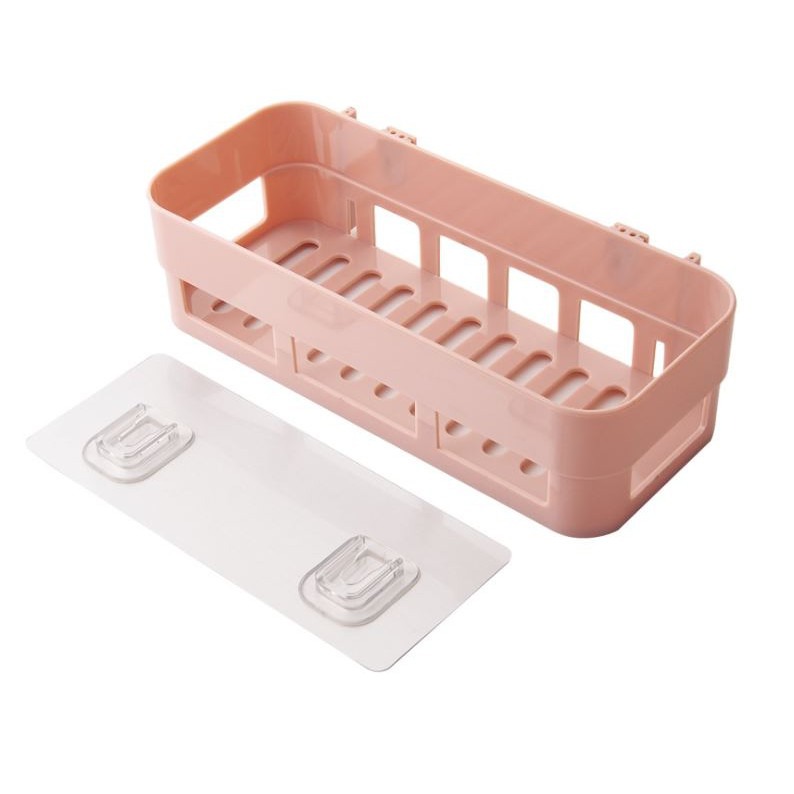 台灣出貨 吸盤浴室置物架 吸壁式置物架 壁掛式整理架 吸盤式多用塗收納架 瀝水 置物架 瀝水架 強力吸盤置物架-細節圖4